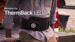ThermBack LED by Therabody – 4-in-1 back wrap with heat far infrared vibration and LED light therapies