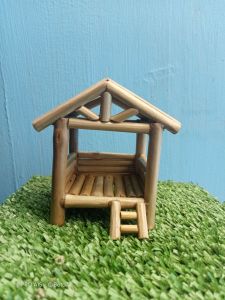 miniatur saung hiasan aquarium/aquascave/palud/terarium uk 5x5x6