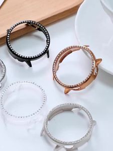 Single-Row Diamond Protector PC Hollow Case For Xiaomi Watch 5 Samrt Watch Strap Cover For Xiaomi Watch 5 Protective Shell Cases