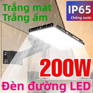 Đèn Pha LED Ngoài Trời 200W IP65 Chống Nước Pha Trắng Lạnh/Ấm Bên Ngoài Sân Vườn Đèn Đường AC220-240V Có Phản Quang