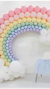 DINOSO 100 pcs Balon latex Macaron ukuran 12 inch / balon Dekorasi ulang tahun/Balon karet Polos