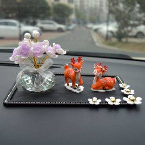 Adorable Goddess Style Car Decoration Deer 2024 New Model Air Conditioner Console Interior Decoration Cute Lucky Charm Car Accessory