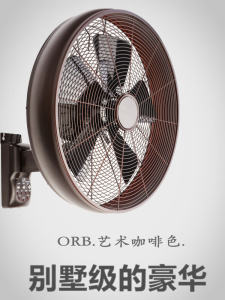 Quạt Tường Bằng Kim Loại Cổ Điển Mới Quạt Trần Trang Trí Nhà Hàng Quạt Công Nghiệp Gió Mạnh Quạt Tường Quạt Điện Quạt Máy Móc