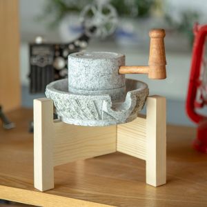 Jiaxun | Cối Xay Đá Truyền Thống Dùng Tay Cho Sữa Đậu Nành Và Bột