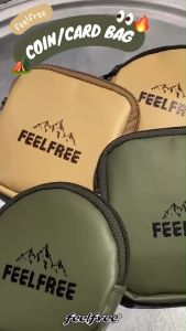 กระเป๋าผ้ากันน้ำ กระเป๋าเก็บหูฟัง กระเป๋าใส่เหรียญ กระเป๋าใส่บัตร FEELFREE สำหรับคนชัดเจน