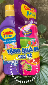 Túi Sữa Tắm Gội cho bé Carrie Junior Hương Cherry (500ml/bịch)