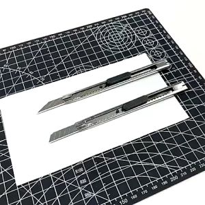 Cutter Mini Stainless / Pisau Cutter Besi / Pemotong Kertas Multifungsi / Cutter Kecil Murah / TS-105