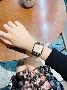 Womens Watch Square Personality Large Dial Elegant Mild Luxury Retro Womens Fashion Trendy K-style Minimalist Ins Style