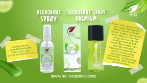 SR12 Deodorant Regular Spray 60ml Mengurangi Keringat Berlebih dan Hilangkan Bau Badan Tidak Sedap