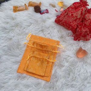 福袋 锦囊袋 Dragon Drawstring Bag 龙纹 喜袋 手串 首饰收纳袋 祈福 开运袋 婚礼喜糖袋 风水 元宝 五帝钱 聚宝盆 招财 Packaging Pouch Bag Jewelry Organizer Wardrobe Gift Bag Fengshui Items