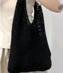 Ready Stock Knitted Bag Shoulder Bag Shopping Bag Ladies Bag