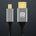 Micro HDMI 8K Cable Micro To HDTV HDMI-compatible Cable Cord  For GoPro Raspberry Pi 4 Retroid Sony Camera pc TV Video Cable. 