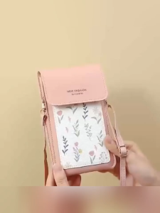 KW SHOP Touch-enabled womens crossbody cell phone bag ladies mini handbag sweet womens shoulder bag