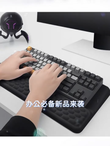 SG RumahHome® Ergonomic Memory Foam Keyboard Wrist Rest & Mouse Pad Set Wrist Support Desk Mat for PC Laptop Office