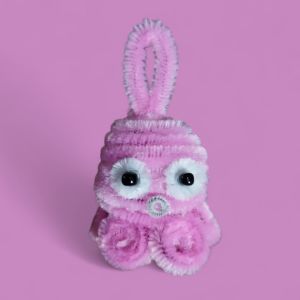 Gantungan Tas Ubur Ubur | Kawat Bulu | Souvenir Keychain Lucu