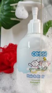 Cessa Nourishing Hair Lotion 100ml & Hair and Body Wash 250ml Perawatan Rambut Bayi Shampo
