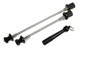 ROCKBROS Bike Quick Release Bicycle Wheel Hub Skewers Front Rear QR Quick Release Skewers MTB Road Bike Clip Lever Axle