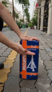 1 cặp ĐỘI KÊ WADFOW 2-3 tấn Đội kê ô tô Chiều cao tối thiểu 278-286mm Chiều cao tối đa 366-401mm nâng hàng hóa vật khối lượng lớn