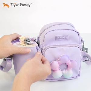 Tiger Family Joey 2 in 1 Bottle Bag for Kids | Kids Fashion Crossbody / Shoulder Bag | Cute Gift for Kids