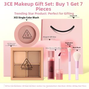 3CE | Daily Commute Makeup Set Nude Pink Eye Shadow and Blush
