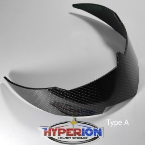 Hyperium Spoiler Fit for Evo Helmet (Universal) Fit for all GSX 3000 V1 and V2 models SVX 01-02 GT-Pro SpectreXR-03 etc.