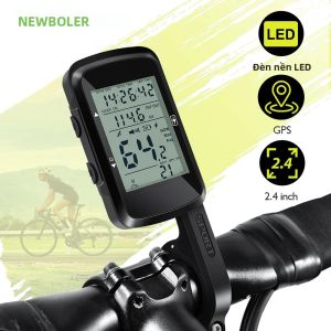 NEWBOLER Không Dây GPS Xe Đạp Máy Tính Đo Tốc Độ MTB Xe Đạp Đường Bộ Chống Nước USB Sạc Xe Đạp Phụ Kiện