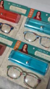 The Pioneer Woman Blue Light Screen Protection Glasses with Protective Case