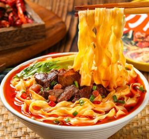 Daoxiao Noodles 170g * 4 Spicy Instant Noodles in Big Barrel   刀削面