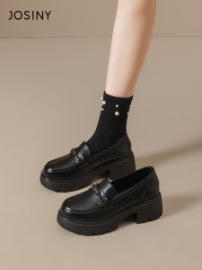 Josiny | Height-Increasing Thick Sole Loafers Autumn