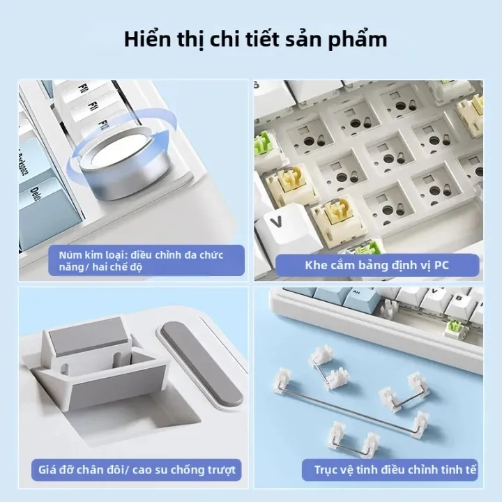Bàn Phím Cơ Chơi Game Không dây/Bluetooth/có Dây AULA F75 RGB Tùy Chỉnh Cấu Trúc Gasket 75% OEM Profile Dành Cho Máy Tính Để Bàn & Máy Tính Xách Tay | BigBuy360 - bigbuy360.vn Bàn Phím Cơ Chơi Game Không dây/Bluetooth/có Dây AULA F75 RGB Tùy Chỉnh Cấu Trúc Gasket 75% OEM Profile Dành Cho Máy Tính Để Bàn & Máy Tính Xách Tay | BigBuy360 - bigbuy360.vn