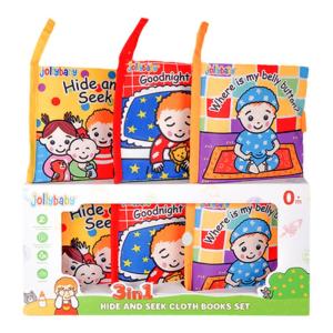 Jollybaby | Infant Educational Hide-and-Seek Cloth Book