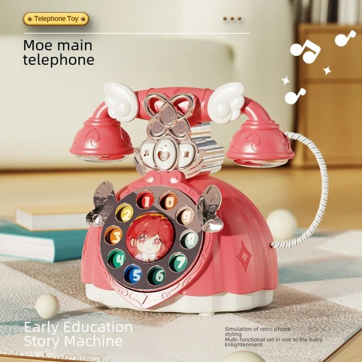 Princess Telephone Toy For Children Music Simulation Landline Education