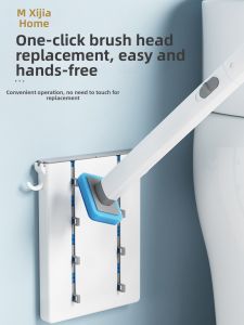 XIJIJIA | Thorough No Dead-zone Household Toilet Brush Replacement Heads