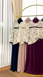 COD Sabrina Dress Ceruty Swaroski Gamis Dewasa Terbaru 2025 Viral Dress Wanita Kondangan Kekinian