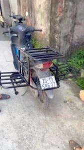 baga chở hàng 2 cánh đa năng Giá chở hàng cho xe máy có lắp mở cốp xe và bình xăng tuýp D21