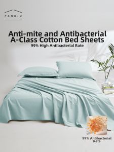 FANKJU | Antibacterial and Mite Resistant Cotton Sheet 3-piece Set