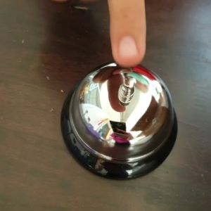 กระดิ่งกดไลฟ์สด กระดิ่งตั้งโต๊ะ (8.5 บรรทัด) สดได้จากไทย สำหรับการใช้ในอาหาร, โรงแรม และเครื่องคอมพิวเตอร์