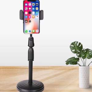 Mobile phone bracket Desktop Stand Portable Live phone stand holder multi-function adjustable monopod tripod rak car