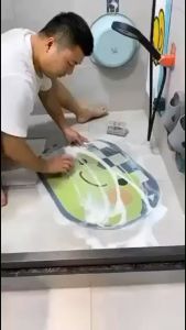 Soap bubble box hands-free multi-functional drain storage box home roller automatic bubble box肥皂气泡盒