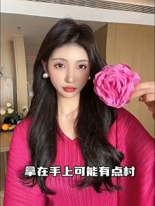 Kẹp Tóc Hoa Hồng Lãng Mạn Pháp Kẹp Tóc Hoa Thanh Lịch Cho Nữ