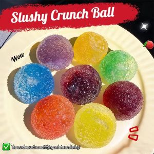 1pcs Squishy Ice Ball Maltose Fidgets Toy Super Soft Pink Mochi Slow-rebound Squeeze Toy Anti-Stress Toy For Adult Hand Exercise