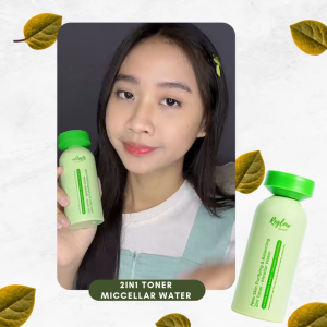 Reglow 2in1 Toner & Mecellar Water Mengangkat Sisa Kotoran dan Sel Kulit Mati Skincare by dr Shindy