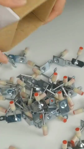Nail Gun Bullet 100PCS Mini Nail Shooting Nail Gun Ceiling Steel Nail Fire Nail Pipe Clamp Nail Hook Nails
