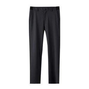 ROMON | กางเกงลำลองผู้ชายฤดูร้อน ทรงตรง ทรงสลิมฟิต ทรงธุรกิจ กางเกงขายาวผ้าไหมน้ำแข็ง ทรงบาง ยืดหยุ่นสูง กางเกงขายาวลำลอง