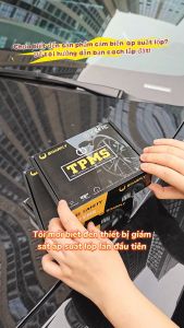 🔥🔥【TPMS】Cảm Biến Áp Suất Lốp Ô Tô Lốp Van Ngoài TPMS Pin Sạc Năng Lượng Mặt Trời Màn Hình+Bảo Hành