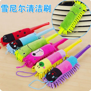 Cartoon Chenille Dust Remove Brush For Home Washable Kids Feather Duster Ash Removal Dust Remove Brush Desktop Cleaning Gadget