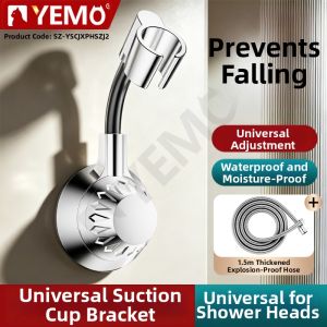 YEMO | Adjustable No Drill Shower Head Holder with Suction