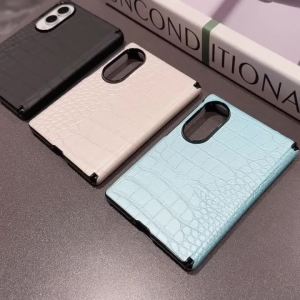 szhaiyu | For Samsung Galaxy Z Fold 8 Ultra Z Fold 8 7 6 5 Luxury Lanyard Crocodile Pattern Leather Phone Case With Hinge Shell Protector