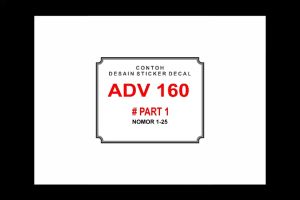 Stiker Dekal ADV 160 Fullbody: Pilihan & Harga Terbaik