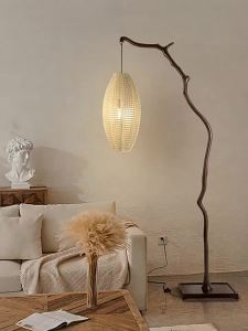 DENGMEIYOUPIN | Wabi-Sabi Vintage Madder Color Matching Floor Lamp